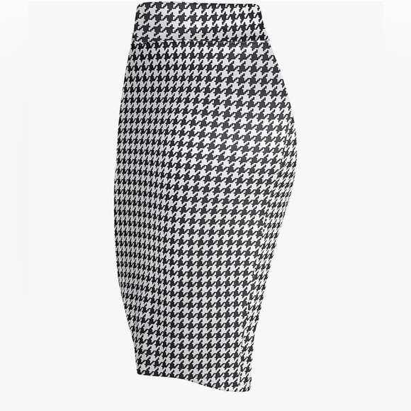 Women's Elastic Waist Stretch Bodycon Midi Knee Length Pencil Skirt for Office - Picture 4 of 6